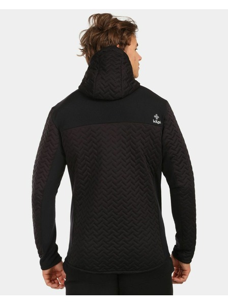 Kilpi Hanorac din fleece căptușit cu glugă pentru bărbați Kilpi NEVIA-M Negru
