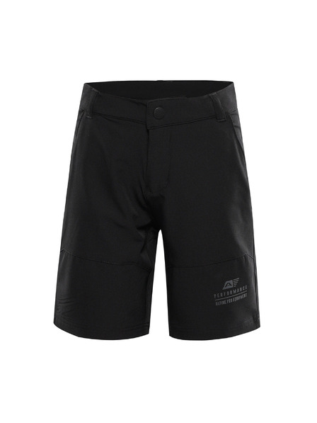 ALPINE PRO Pantaloni scurți soft shell pentru copii ALPINE PRO BAKO black