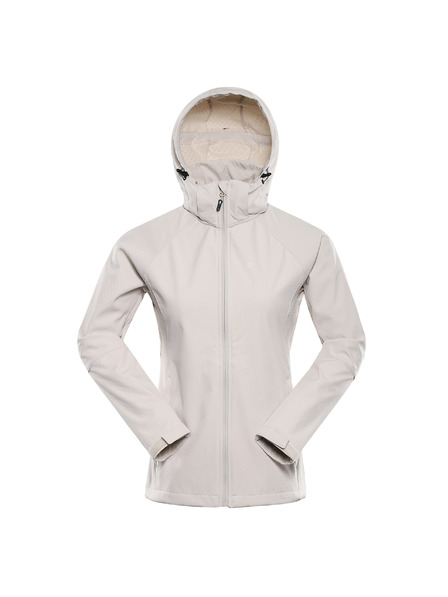 ALPINE PRO Geacă softshell pentru femei cu tratament DWR ALPINE PRO HOORA moonbeam