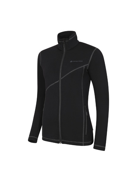 ALPINE PRO Hanorac sport cu fermoar pentru femei ALPINE PRO RADANA 2 black