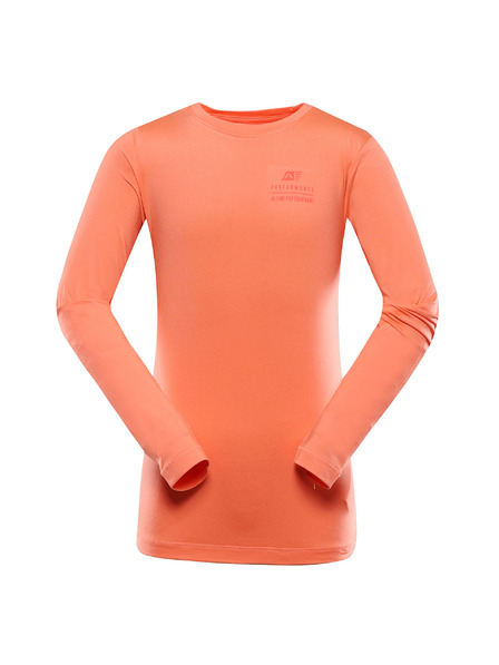 ALPINE PRO Tricou copii cu uscare rapidă ALPINE PRO LOUSO fresh salmon