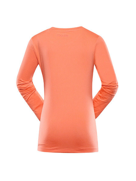 ALPINE PRO Tricou copii cu uscare rapidă ALPINE PRO LOUSO fresh salmon