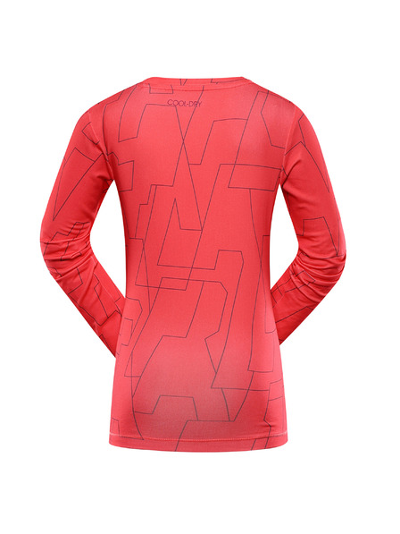 ALPINE PRO Tricou copii cu uscare rapidă ALPINE PRO LOUSO diva pink variantă pa