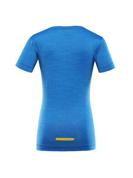 ALPINE PRO Tricou rapid uscat pentru copii ALPINE PRO BASIKO electric blue lemonade