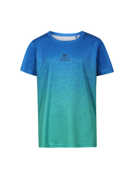 ALPINE PRO Tricou uscare rapidă pentru copii ALPINE PRO RIFO electric blue lemonade