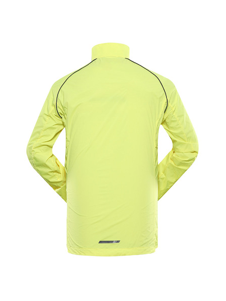 ALPINE PRO Jachetă ultralușoară pentru bărbați cu tratament dwr ALPINE PRO SPIN 2 neon yellow