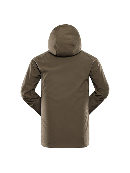 ALPINE PRO Jachetă softshell bărbătească cu membrană ALPINE PRO HOOR stone gray
