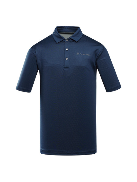 ALPINE PRO Tricou polo bărbătesc uscare rapidă cu protecție UV 50 ALPINE PRO COOWEL 2 moonlit ocean