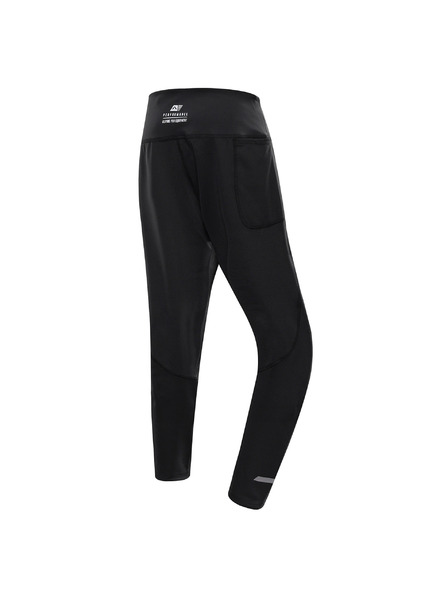 ALPINE PRO Jambiere 3/4 pentru femei cu uscare rapidă ALPINE PRO NAWA black