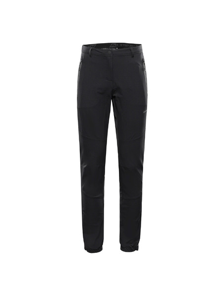 ALPINE PRO Pantaloni softshell cu tratament DWR pentru femei ALPINE PRO HURFA 2 black