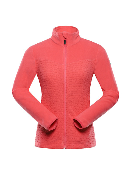 ALPINE PRO Hanorac termic din microfleece pentru femei ALPINE PRO SIUSA 3 calypso coral