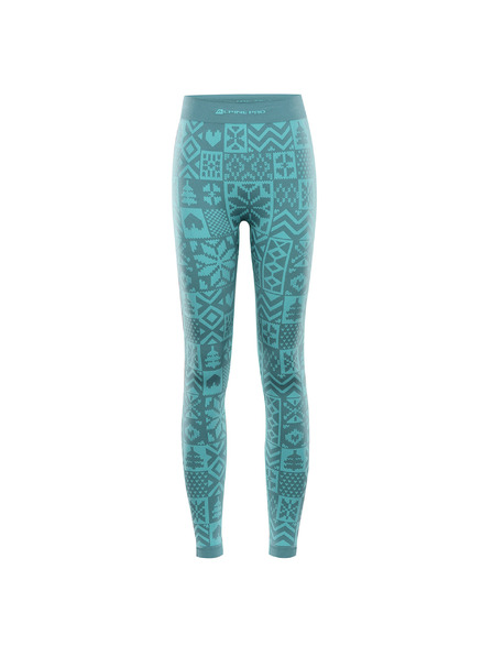 ALPINE PRO Lenjerie funcțională - pantaloni damă ALPINE PRO LESSA teal