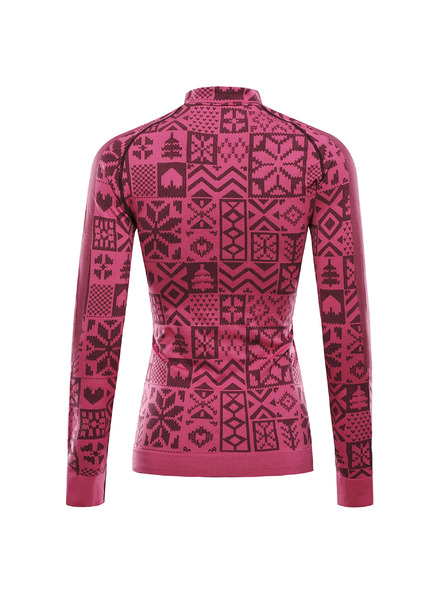 ALPINE PRO Lenjerie funcțională - tricou damă ALPINE PRO SEAMA fuchsia fedora