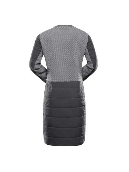 ALPINE PRO Rochie damă cu umplutură termoizolantă hi-therm ALPINE PRO OLWA dk.true gray