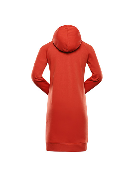 ALPINE PRO Rochie tip hanorac damă ALPINE PRO OLEBA red clay