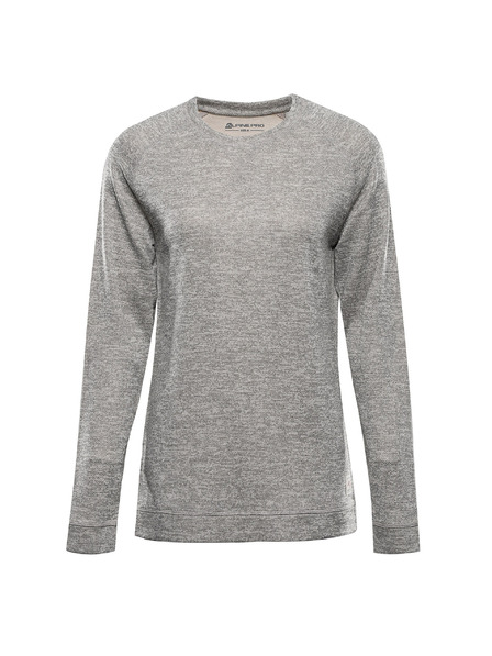 ALPINE PRO Tricou damă cu mânecă lungă ALPINE PRO BREKA shifting sand