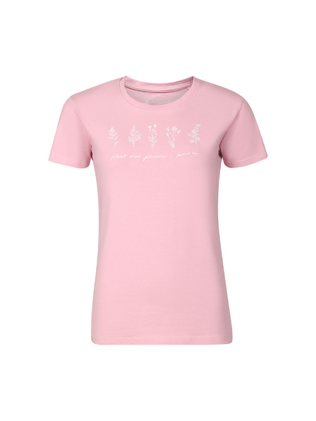 ALPINE PRO Tricou din bumbac pentru femei ALPINE PRO NORDA romance rose varianta pb