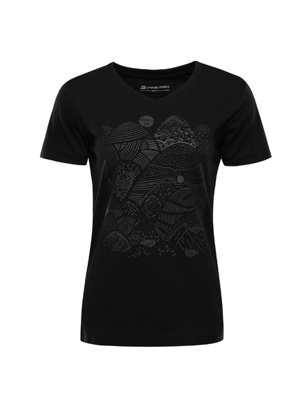 ALPINE PRO Tricou funcțional cu cool-dry pentru femei ALPINE PRO GREMA 2 black varianta pb