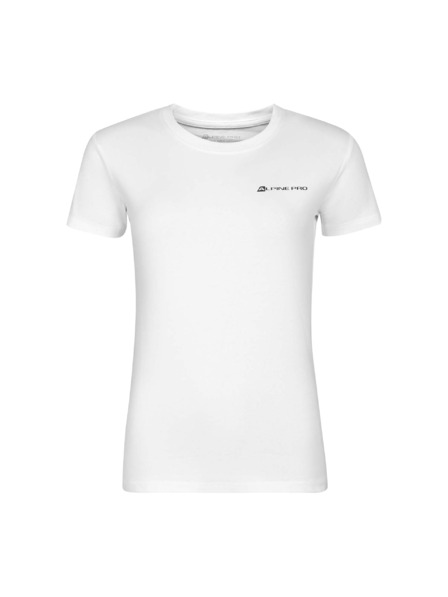 ALPINE PRO Tricou din bumbac fin pentru femei ALPINE PRO FRABA white