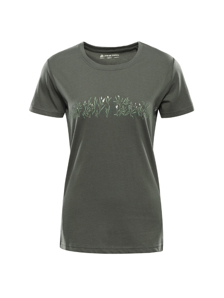 ALPINE PRO Tricou din bumbac organic pentru femei ALPINE PRO TERMESA 3 petrol varianta pa