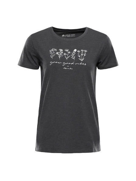 ALPINE PRO Tricou din bumbac pentru femei ALPINE PRO MOROLA dk. true gray varianta pc