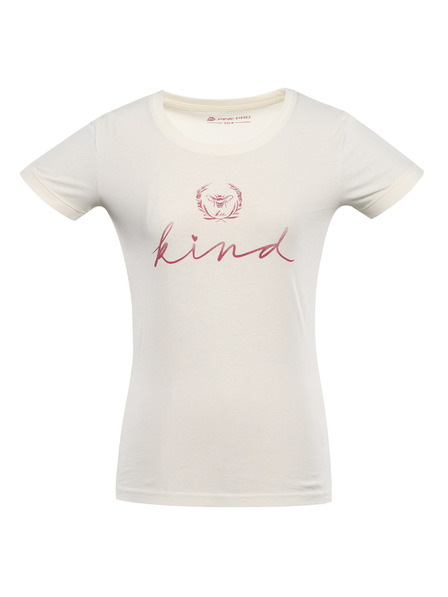 ALPINE PRO Tricou damă din bumbac organic ALPINE PRO TERMESA 2 creme varianta pb