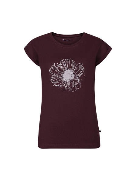 ALPINE PRO Tricou din material neșifonabil pentru femei ALPINE PRO NOGERA winetasting varianta pb