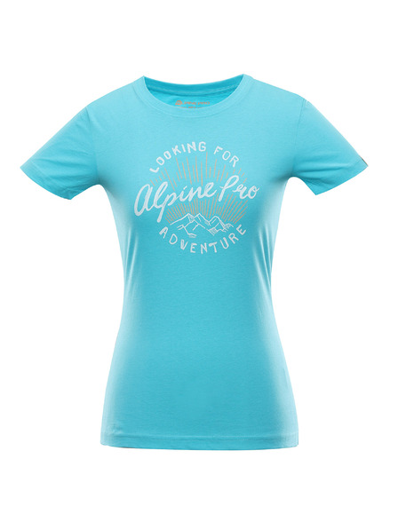 ALPINE PRO Tricou din bumbac pentru femei ALPINE PRO UNEGA 8 curacao varianta pg