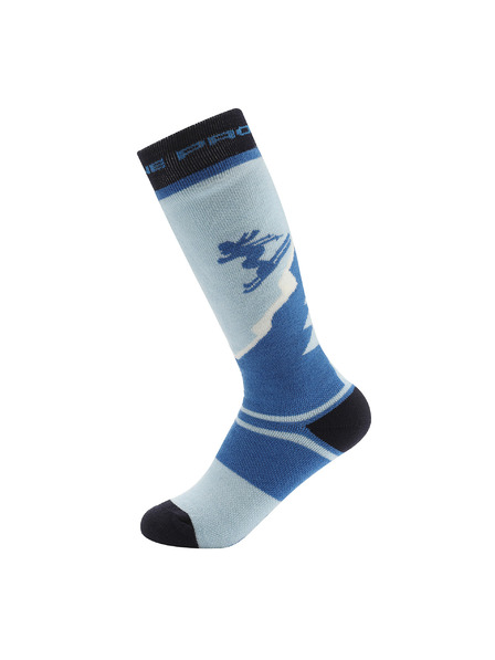 ALPINE PRO Șosete de schi pentru copii din lână merino ALPINE PRO SKYRO windsurfer