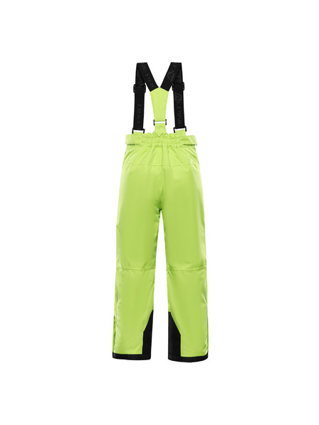 ALPINE PRO Pantaloni de schi copii cu membrană ptx snow ALPINE PRO EDESO 2 acid lime