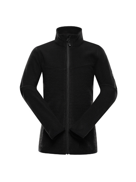 ALPINE PRO Hanorac termic din microfleece pentru copii ALPINE PRO SIUSO 3 negru
