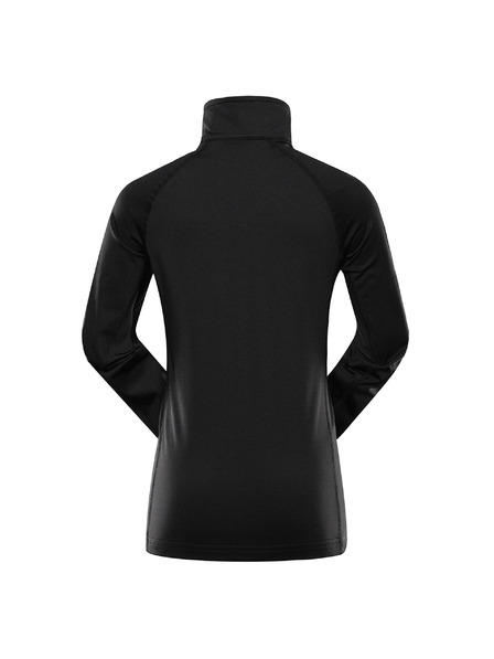 ALPINE PRO Hanorac uscare rapidă cu prostretch pentru copii ALPINE PRO QUERTO 2 negru