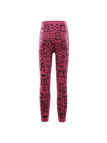 ALPINE PRO Lenjerie funcțională - pantaloni pentru copii ALPINE PRO LESSO fuchsia fedora