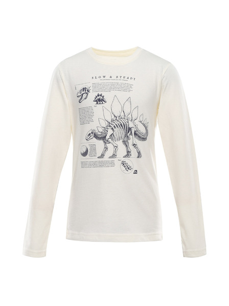 ALPINE PRO Tricou copii din bumbac organic ALPINE PRO ECCO 2 creme variantă pf