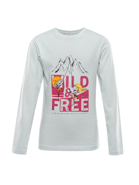 ALPINE PRO Tricou copii din bumbac organic ALPINE PRO ECCO 2 sprout green variantă pe