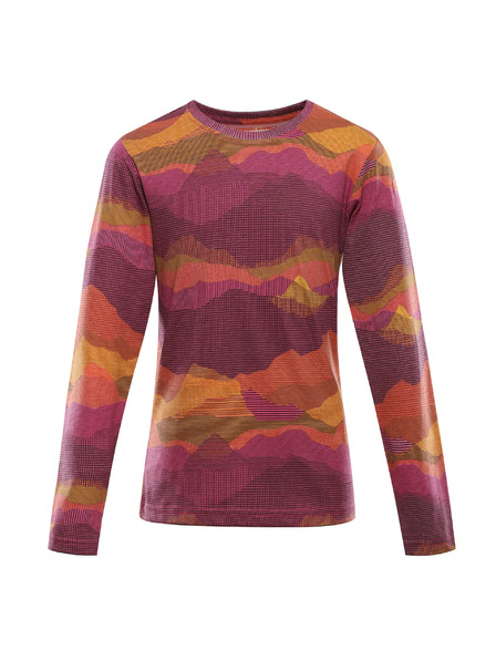 ALPINE PRO Tricou copii din bumbac organic ALPINE PRO ECCO 2 fuchsia fedora variantă pa