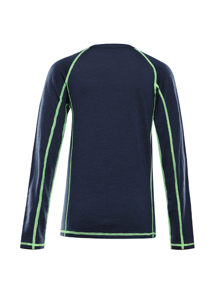 ALPINE PRO Tricou merino pentru copii ALPINE PRO MERENO moonlit ocean varianta pa