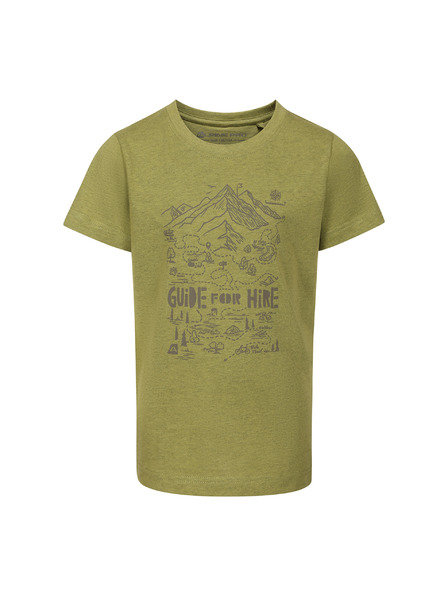 ALPINE PRO Tricou din material neșifonabil pentru copii ALPINE PRO NOGERO green oasis varianta pa