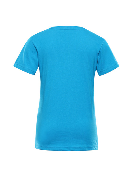 ALPINE PRO Tricou din bumbac organic pentru copii ALPINE PRO ECOMO 3 neon atomic blue varianta pb