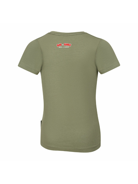 ALPINE PRO Tricou din bumbac pentru copii bob și bobek ALPINE PRO BOBBO oil green