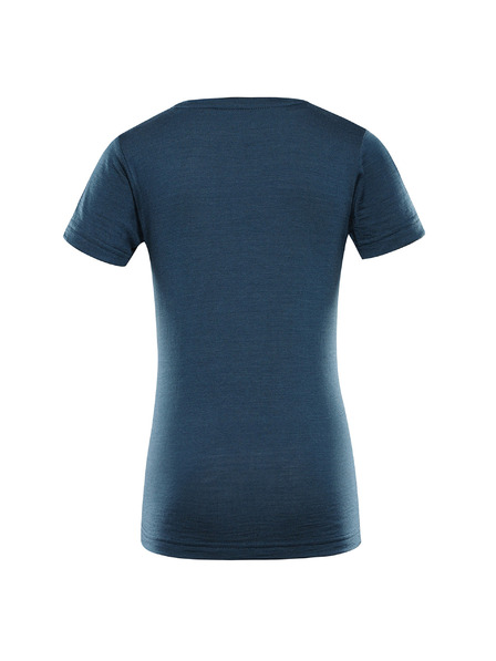 ALPINE PRO Tricou din lână merino pentru copii ALPINE PRO MERENO 2 moroccan