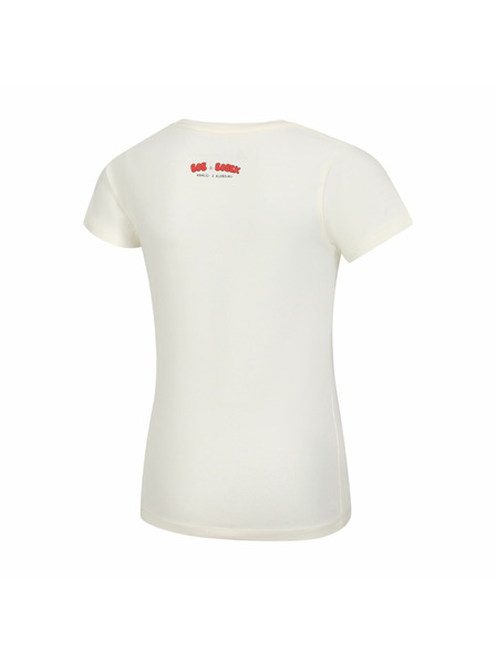ALPINE PRO Tricou din bumbac pentru copii bob și bobek ALPINE PRO BOBBO creme