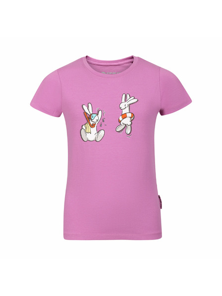 ALPINE PRO Tricou din bumbac pentru copii bob și bobek ALPINE PRO BOBBO first bloom