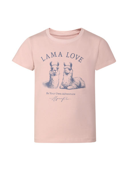 ALPINE PRO Tricou din bumbac pentru copii ALPINE PRO SUMEKO peach whip varianta pe