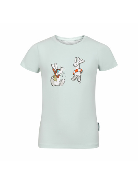 ALPINE PRO Tricou din bumbac pentru copii bob și bobek ALPINE PRO BOBBO sprout green