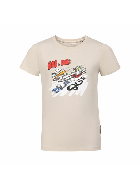 ALPINE PRO Tricou din bumbac Bob și Bobek pentru copii ALPINE PRO BOBBO moonbeam