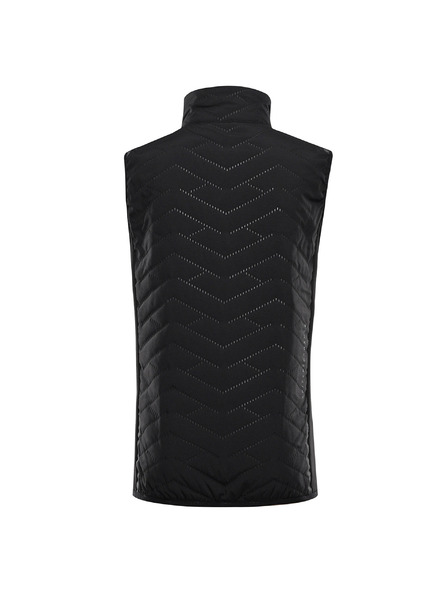 ALPINE PRO Vestă căptușită pentru copii cu elemente reflectorizante ALPINE PRO BERFO 2 black