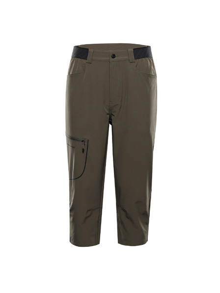 ALPINE PRO Pantaloni softshell scurți pentru bărbați ALPINE PRO WEDER 2 gri piatră