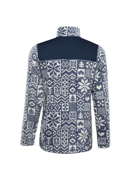 ALPINE PRO Hanorac fleece cu supratherm pentru bărbați ALPINE PRO EFLIN ocean întunecat varianta pa