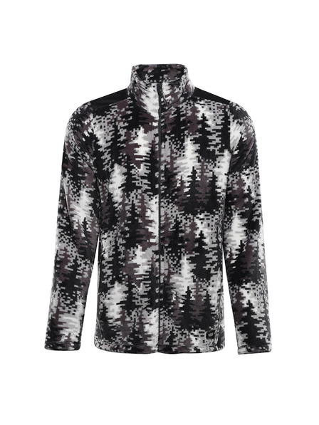 ALPINE PRO Hanorac fleece cu supratherm pentru bărbați ALPINE PRO EFLIN dk. true gray varianta pb